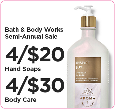 Bath & Body Works Semi Annual Sale