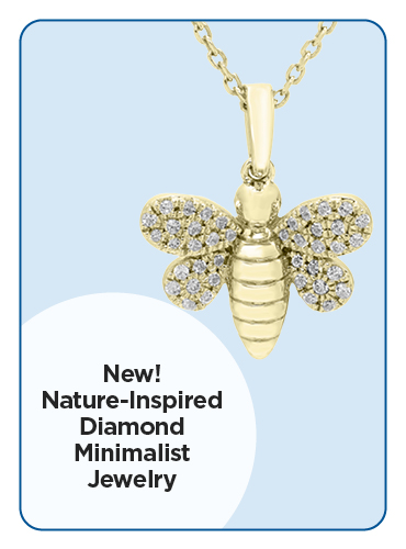 New! Nature Inspired Diamond Minimalist Jewelry