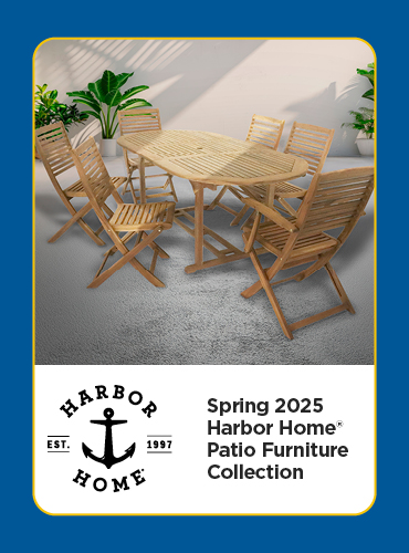 New! Spring 2025 Harbor Home® Patio Furniture Collection
