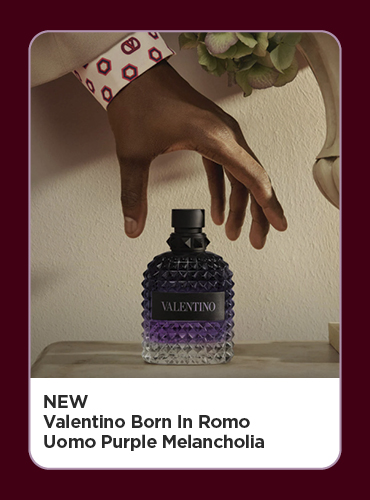 New! Valentino Born In Romo Uomo Purple Melancholia