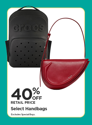40% Off Retail Price Select Handbags