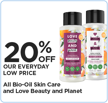 20% Off All Bio-Oil Skin Care and Love Beauty and Planet