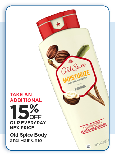 True Blue Deal 15% Off Our Everyday NEX Price Old Spice Body & Hair Care