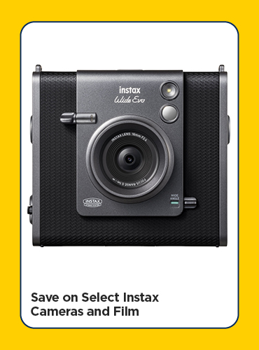 Save on Select Instax Cameras and Film