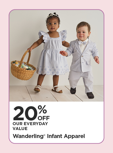 20% Off Our Everyday Value Wanderling® Infant Apparel
