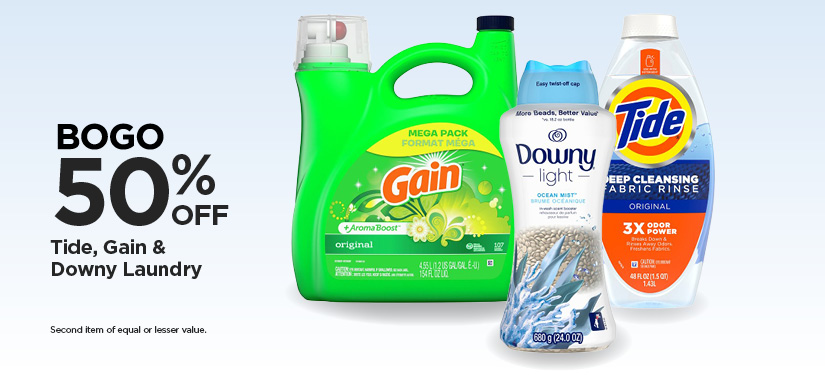 Tide, Gain, & Downy Laundry