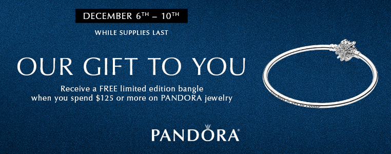 Spend $125 on Pandora and Get a Free Limited Edition Bangle