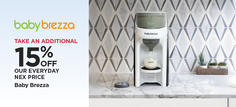 Take An Additional 15% Off Our Everyday NEX Price Baby Brezza