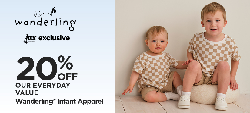 20% Off Our Everyday Value Wanderling® Infant Apparel