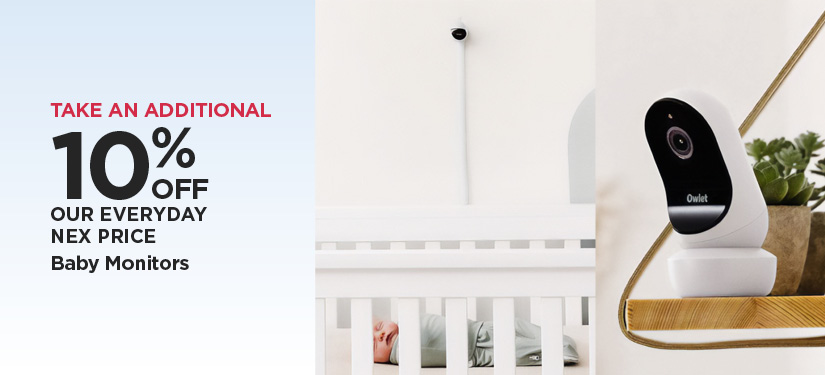 Take An Additional 10% Off Our Everyday NEX Price Baby Monitors