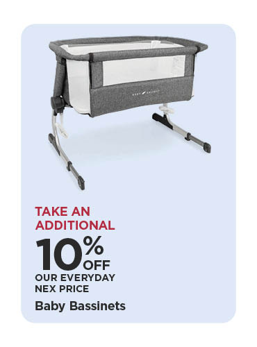 Take An Additional 10% Off Our Everyday NEX Price Baby Bassinets