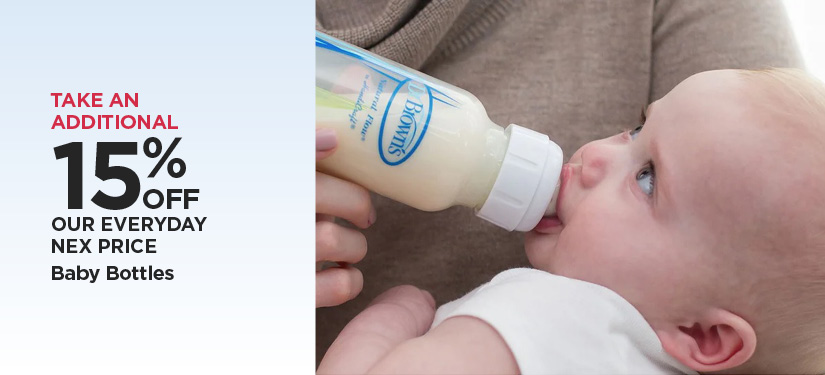 Take An Additional 15% Off Our Everyday NEX Price Baby Bottles