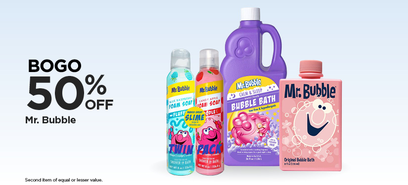 BOGO 50% Mr. Bubble