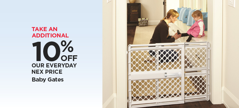 Take An Additional 10% Off Our Everyday NEX Price Baby Gates