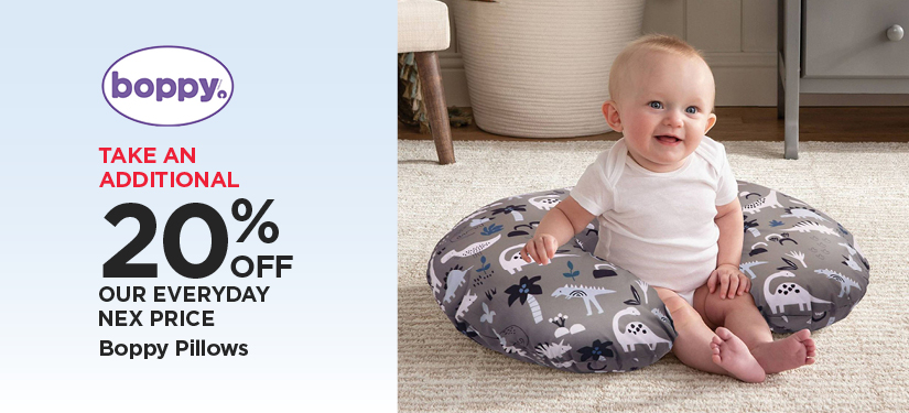 Take An Additional 20% Off Our Everyday NEX Price Boppy Pillows