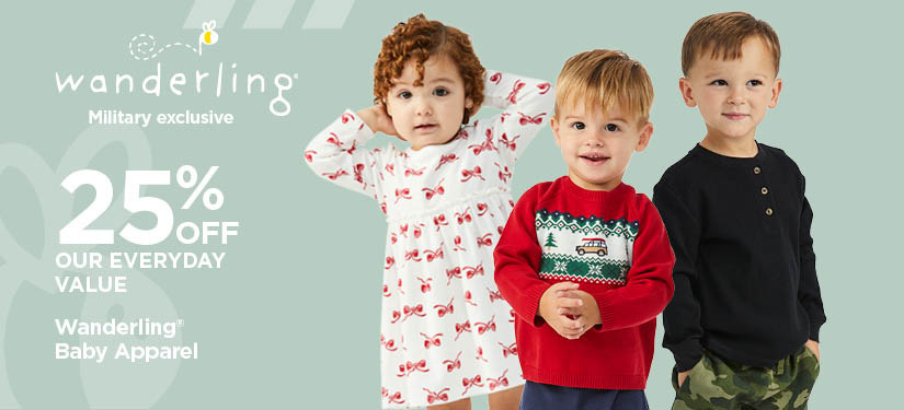 25% Off Our Everyday Value Wanderling® Baby Apparel