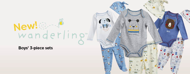 New Wanderling Boys' 3-Piece Sets