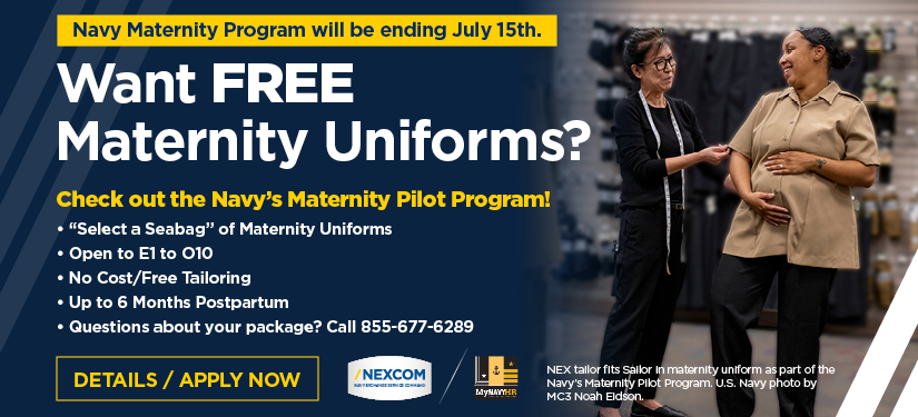 NEW! Navy Maternity Pilot Program Updated Image 7.2023