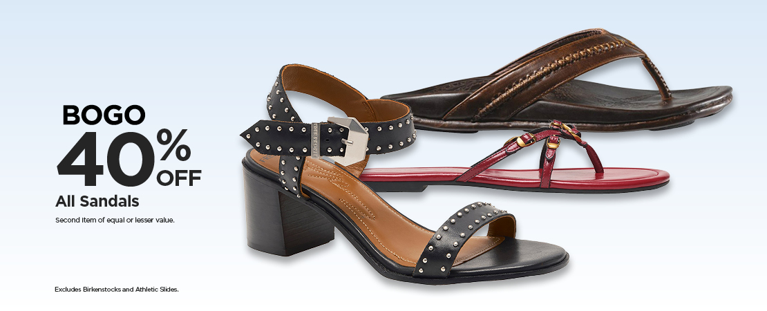BOGO 40% Off EDLP All Sandals
