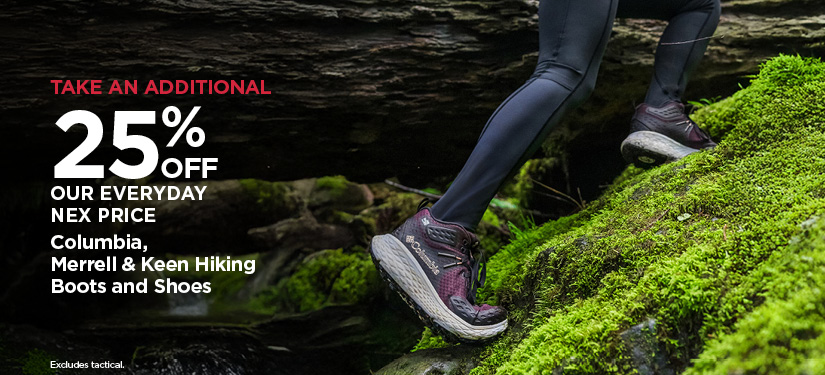 Columbia, Merrell, Keen Hiking Boots & Shoes