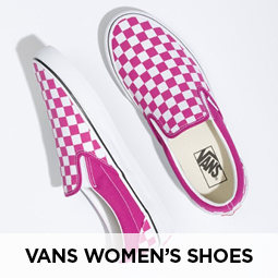 Raspberry checkered vans clearance