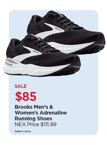 $85 Brooks Men's & Women's Adrenaline Running Shoes