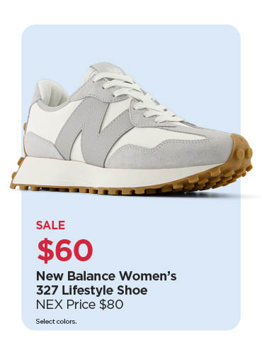 $60 New Balance Women's 327 Lifestyle Shoe 