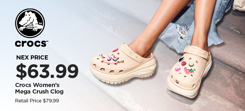 Crocs at hot sale nex