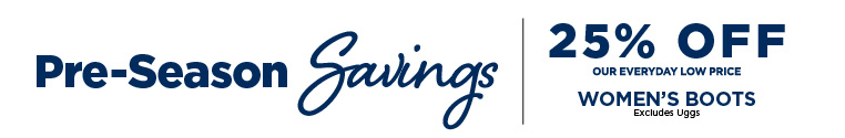 25% Off Women's Boots