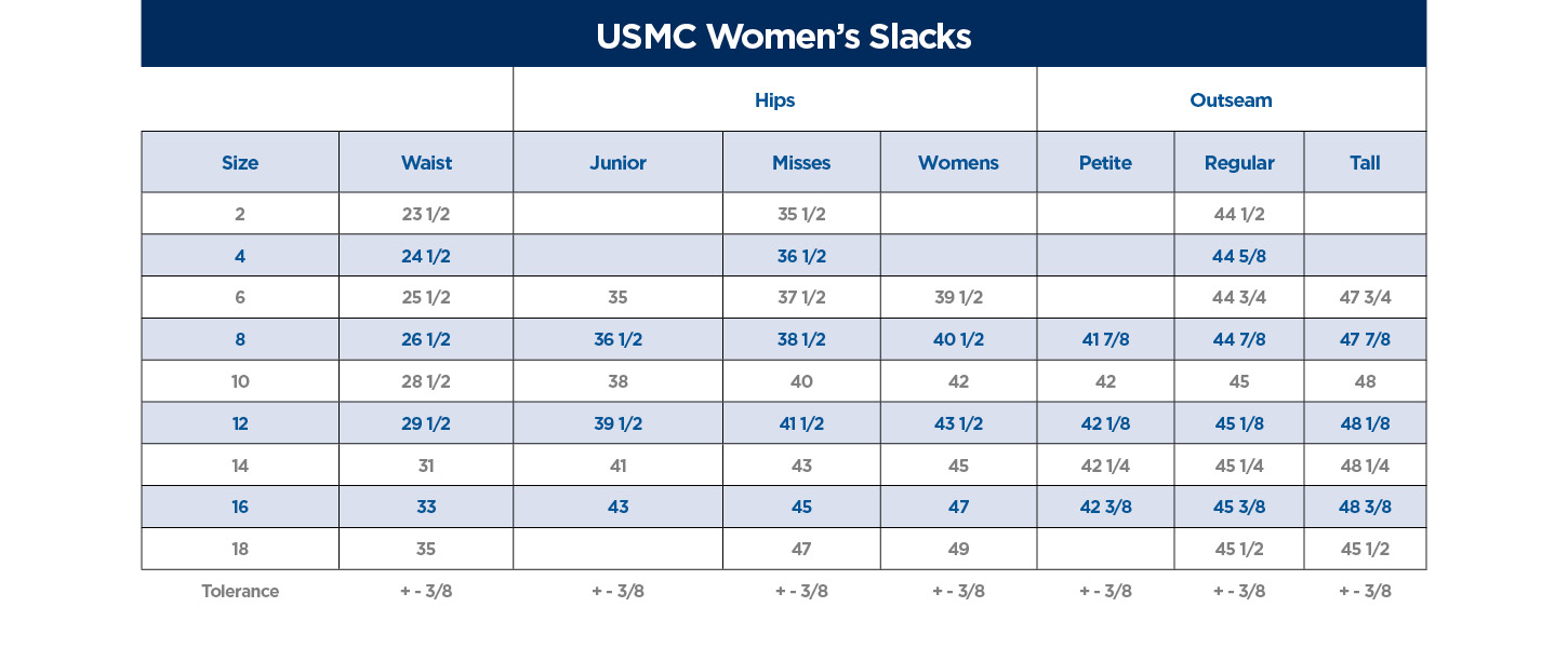 Usmc Women's Dress Blue Slacks | Alpha And Bravo | Military - Shop Your Navy Exchange - Official Site Usmc Women's Dress Blue Slacks | Alpha And Bravo | Military - Shop Your Navy Exchange - Official Site