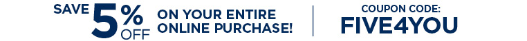 5% Off Your Entire Purchase this Week's Scratch Card