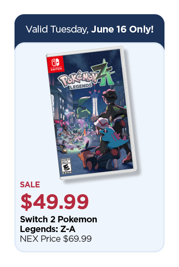 Save $20! $49.99 Nintendo Switch 2 Pokemon Legends: Z-A