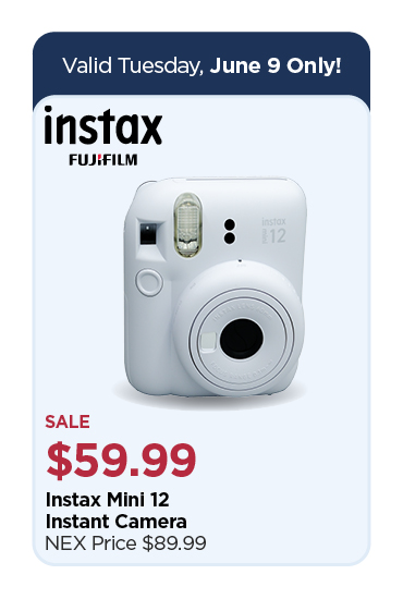 Save $30! $59.99 Instax Mini 12 Instant Camera