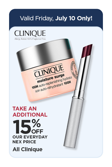15% OFF EDLP Entire Brand Clinique