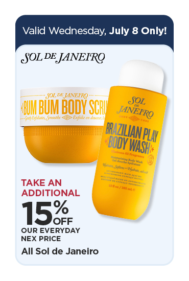 15% OFF EDLP Entire Brand Sol de Janeiro