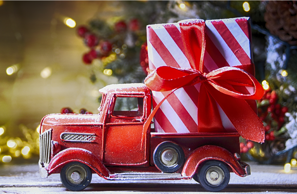Truck with Gift