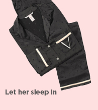 Let her sleep in