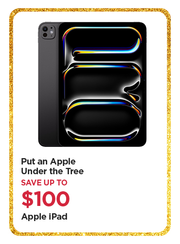 Put an Apple Under the Tree, Save up to $100 Apple iPad