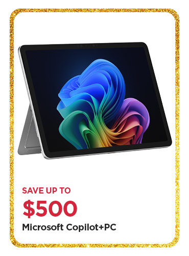 Save up to $500 Microsoft Copilot+PC