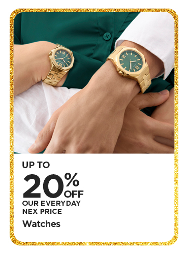 Take up to an additional 20% off Watches