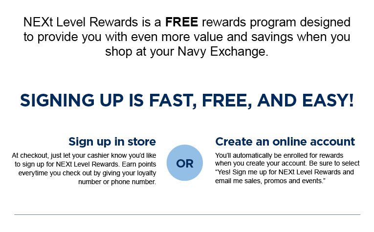 NEXT Level Rewards Program
