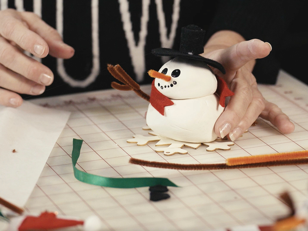 Model Magic Snowmen
