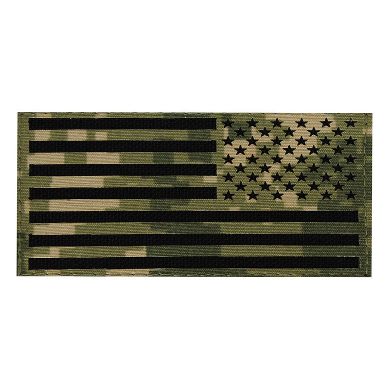 Subdued Reverse Us Flag, Velcro (ocp), Rank & Insignia, Military