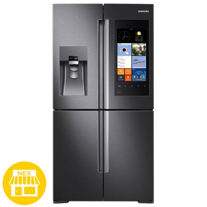 Stainless Steel 28 cu. ft. 4-Door Flex Family Hub Fridge