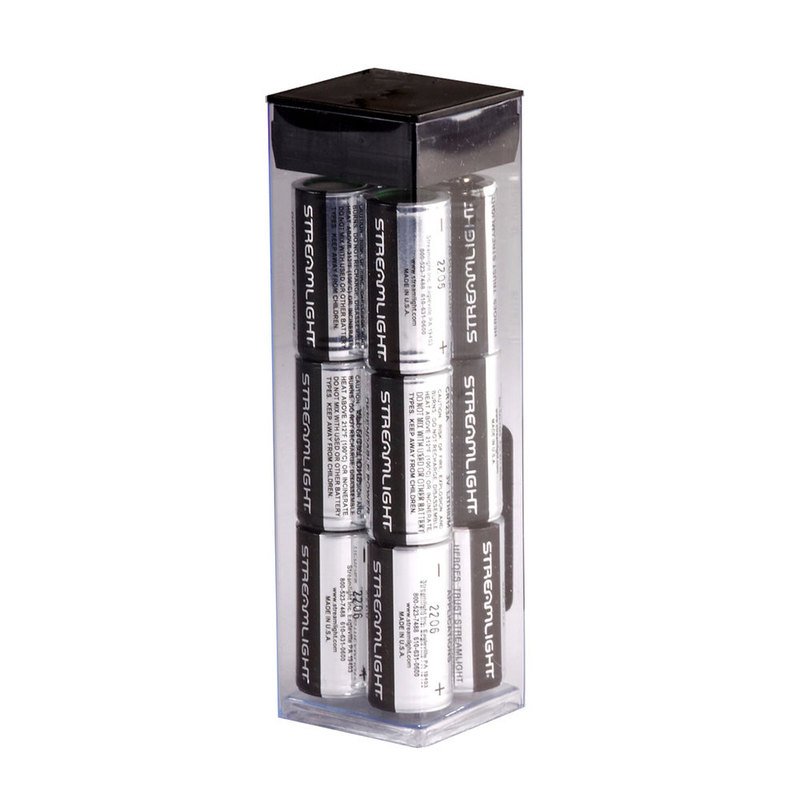 Streamlight Cr123a Lithium Batteries, 12-pack, Tactical Accessories