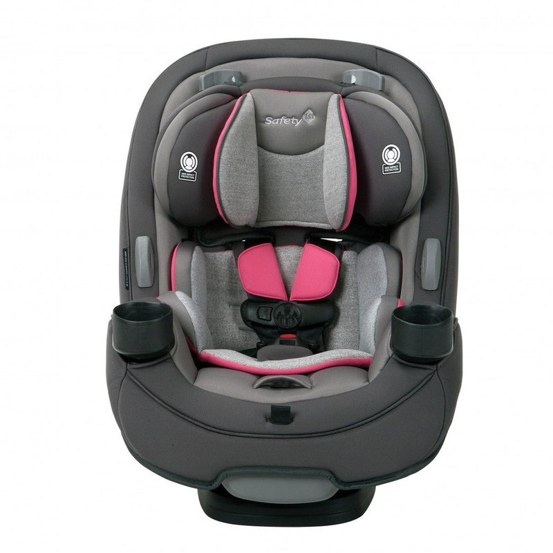 Safety 1st Grow & Go Convertible Car Seat, Everest Pink, Convertible Car  Seats