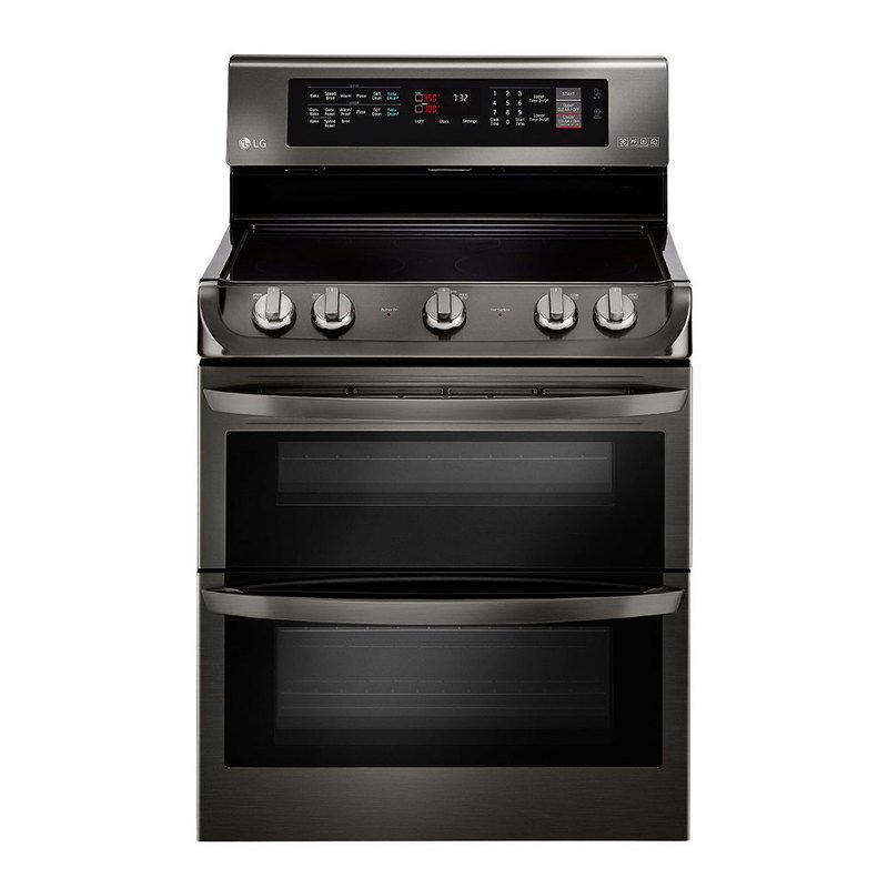 LG 7.3 Cu ft Electric Double Oven Range with Probake Convection Easyclean