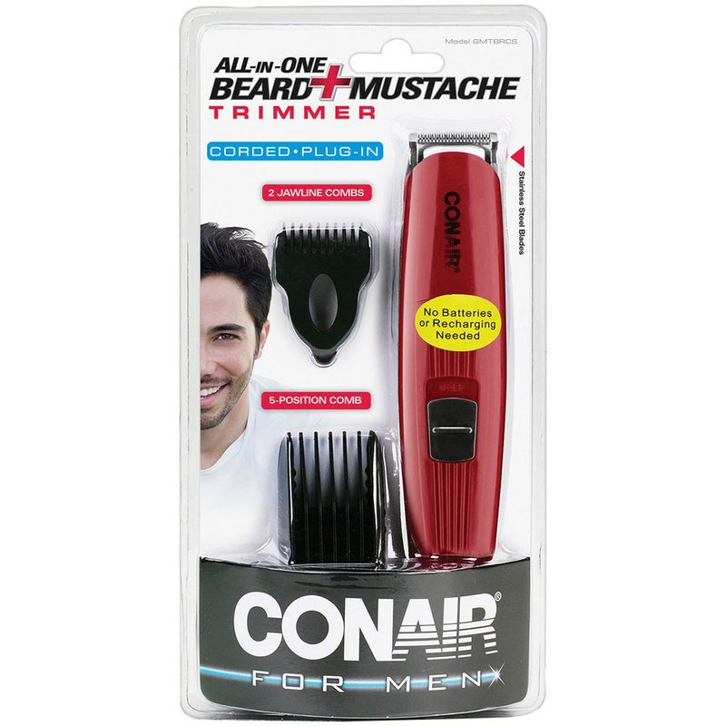 conair corded beard & mustache trimmer