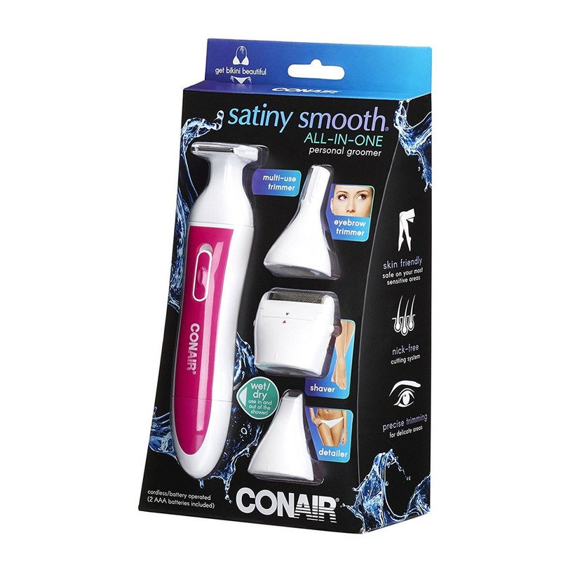 conair satiny smooth all in one personal groomer