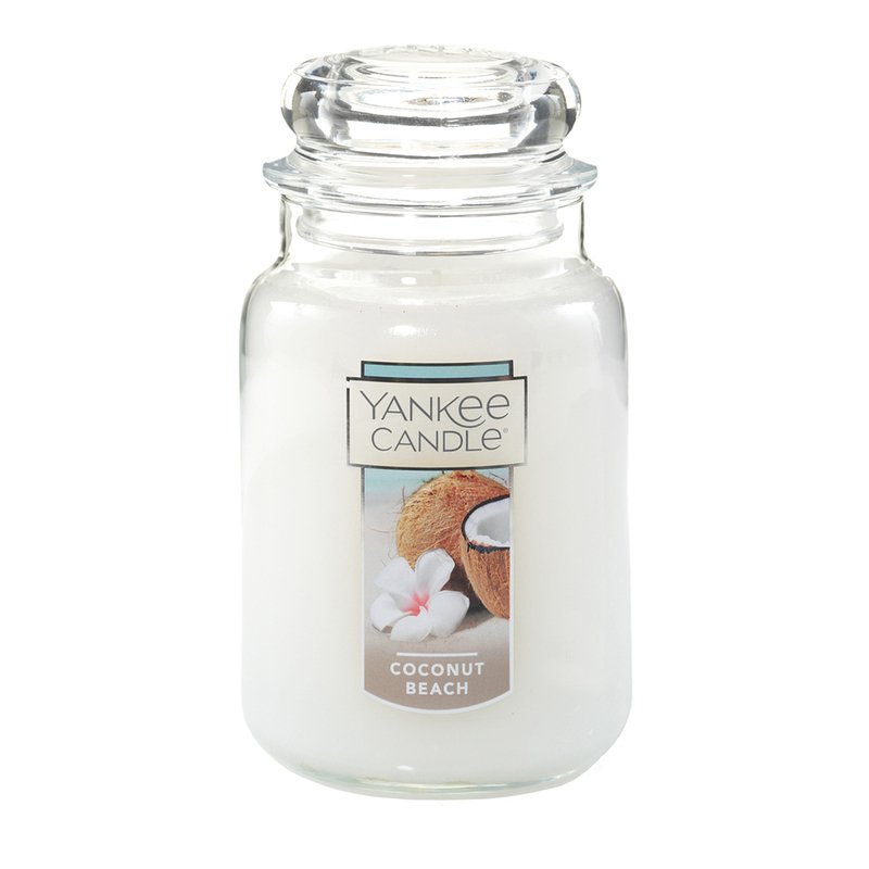 Yankee Candle Coconut Beach Signature Large Jar, Scented Candles